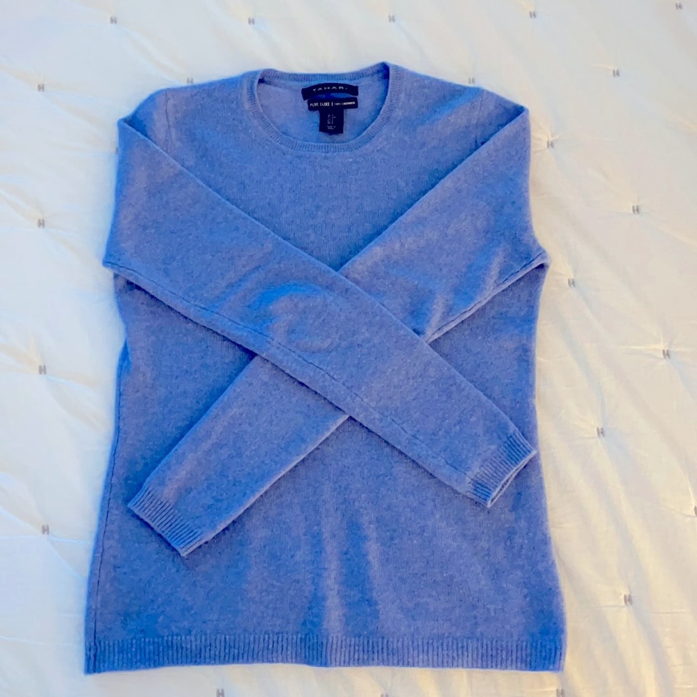 Tahari Cashmere Crew Sweater